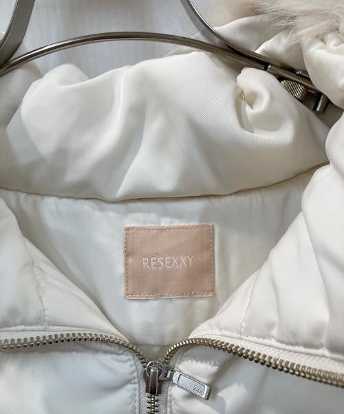 Resexxy（リゼクシー）RESEXXY (リゼクシー) ダウンコート ホワイト サイズ:Sの古着・服飾アイテム
