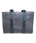 COACHコーチ）の古着「SMITH スミス レザー ラージトート」｜ネイビー