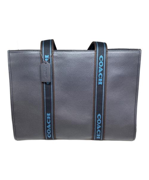 COACH（コーチ）COACH (コーチ) SMITH スミス レザー ラージトート ネイビーの古着・服飾アイテム