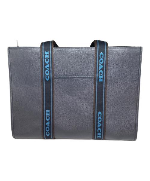 COACH（コーチ）COACH (コーチ) SMITH スミス レザー ラージトート ネイビーの古着・服飾アイテム