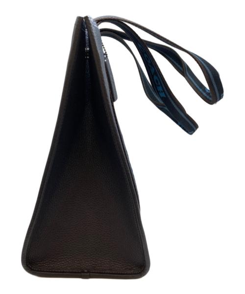 COACH（コーチ）COACH (コーチ) SMITH スミス レザー ラージトート ネイビーの古着・服飾アイテム