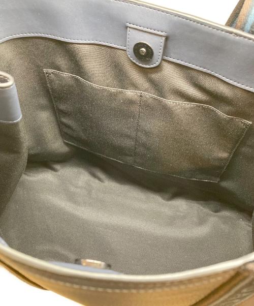 COACH（コーチ）COACH (コーチ) SMITH スミス レザー ラージトート ネイビーの古着・服飾アイテム