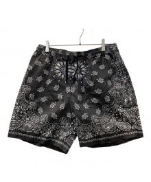 HIDE AND SEEK（ハイドアンドシーク）の古着「Bandana Pattern Short」｜ブラック
