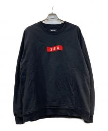 WIND AND SEA×GOD SELECTION XXX（ウィンダンシー×ゴッド セレクション トリプルエックス）の古着「クルーネックスウェット」｜ブラック