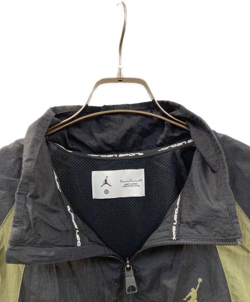 JORDAN（ジョーダン）JORDAN (ジョーダン) SPRT JAM WARM UP JACKET ブラック×グリーン サイズ:XLの古着・服飾アイテム