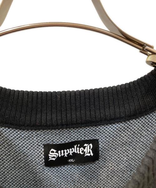 SUPPLIER（サプライヤー）SUPPLIER (サプライヤー) カシミヤ混ニット ブラック サイズ:XXLの古着・服飾アイテム