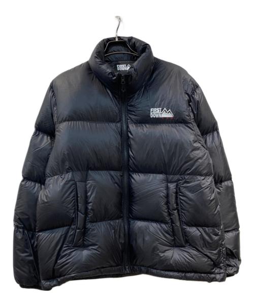 FIRST DOWN（ファーストダウン）FIRST DOWN (ファーストダウン) ダウンジャケット ブラック サイズ:XLの古着・服飾アイテム