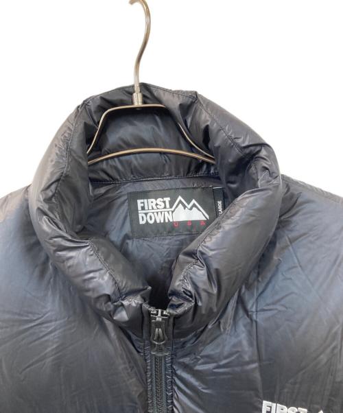 FIRST DOWN（ファーストダウン）FIRST DOWN (ファーストダウン) ダウンジャケット ブラック サイズ:XLの古着・服飾アイテム