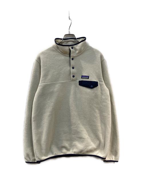 Patagonia（パタゴニア）Patagonia (パタゴニア) ライトウェイト・シンチラ・スナップT・プルオーバー アイボリー サイズ:Lの古着・服飾アイテム