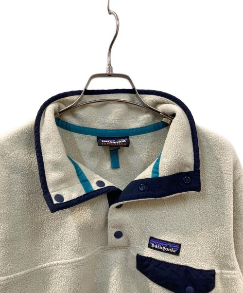 Patagonia（パタゴニア）Patagonia (パタゴニア) ライトウェイト・シンチラ・スナップT・プルオーバー アイボリー サイズ:Lの古着・服飾アイテム