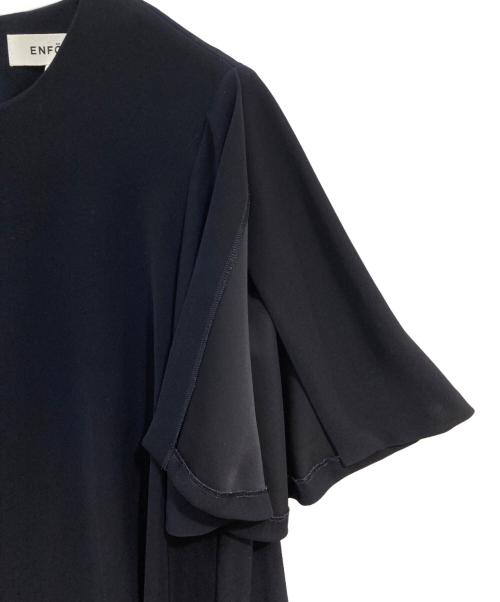 ENFOLD（エンフォルド）ENFOLD (エンフォルド) Aラインシルエットプルオーバー ネイビー サイズ:38の古着・服飾アイテム