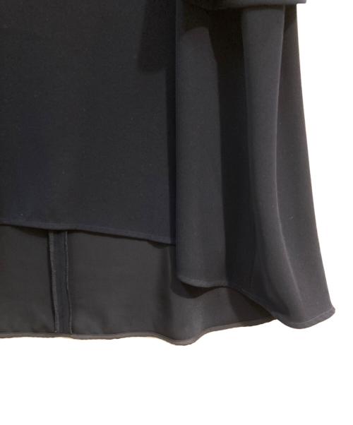 ENFOLD（エンフォルド）ENFOLD (エンフォルド) Aラインシルエットプルオーバー ネイビー サイズ:38の古着・服飾アイテム