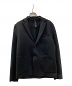 wjkダブルジェイケー）の古着「function knit jacket ファンクション ニット ジャケット」｜ブラック