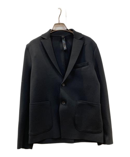 wjk（ダブルジェイケー）wjk (ダブルジェイケー) function knit jacket ファンクション ニット ジャケット ブラック サイズ:Mの古着・服飾アイテム