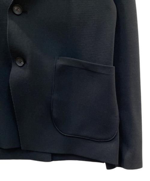 wjk（ダブルジェイケー）wjk (ダブルジェイケー) function knit jacket ファンクション ニット ジャケット ブラック サイズ:Mの古着・服飾アイテム