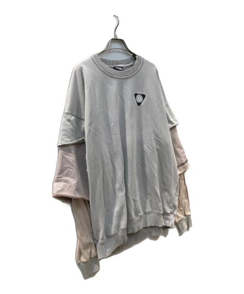 DIESEL（ディーゼル）DIESEL (ディーゼル) スウェット グレー サイズ:XLの古着・服飾アイテム