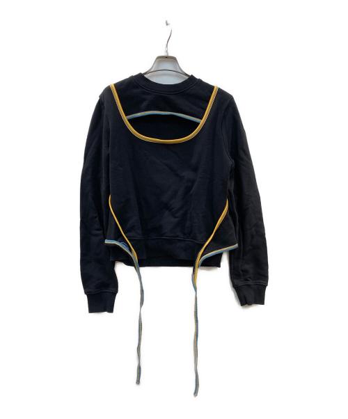 DIESEL（ディーゼル）DIESEL (ディーゼル) スウェット ブラック サイズ:XLの古着・服飾アイテム