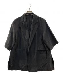 IENA（イエナ）の古着「LIEN シルク クロップドスリーブジャケット」｜ブラック