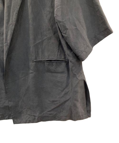 IENA（イエナ）IENA (イエナ) LIEN シルク クロップドスリーブジャケット ブラック サイズ:Freeの古着・服飾アイテム