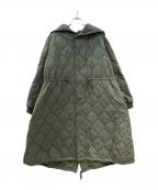 BEAMS BOYビームスボーイ）の古着「ナイロン キルティング フード コート」｜グリーン