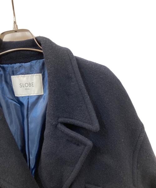 SLOBE IENA（スローブ イエナ）SLOBE IENA (スローブ イエナ) T/WメルトンビックPコート ネイビー サイズ:38の古着・服飾アイテム