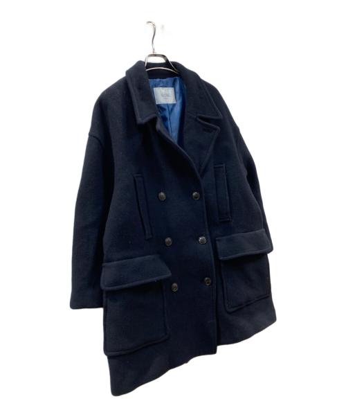 SLOBE IENA（スローブ イエナ）SLOBE IENA (スローブ イエナ) T/WメルトンビックPコート ネイビー サイズ:38の古着・服飾アイテム