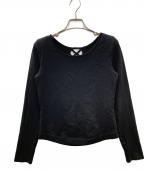 daisy lin for foxeyデイジーリン フォー フォクシー）の古着「Uネック長袖ニット」｜ブラック