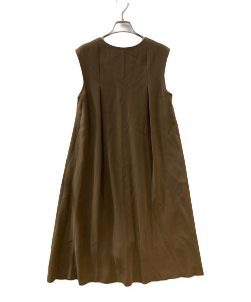 daisy lin for foxey（デイジーリン フォー フォクシー）DAISY LIN for FOXEY (デイジーリン フォー フォクシー) ノースリーブワンピース ブラウン サイズ:F 未使用品の古着・服飾アイテム