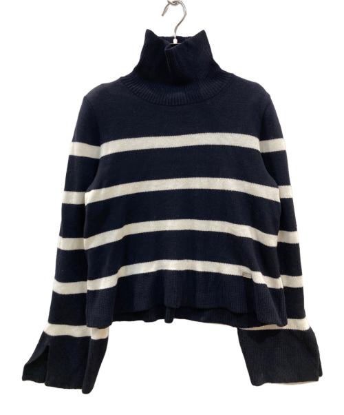 daisy lin for foxey（デイジーリン フォー フォクシー）DAISY LIN for FOXEY (デイジーリン フォー フォクシー) Deauville High Neck ドーヴィルハイネックニット ネイビー サイズ:38の古着・服飾アイテム