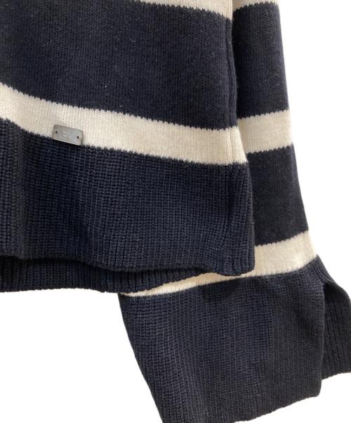 daisy lin for foxey（デイジーリン フォー フォクシー）DAISY LIN for FOXEY (デイジーリン フォー フォクシー) Deauville High Neck ドーヴィルハイネックニット ネイビー サイズ:38の古着・服飾アイテム