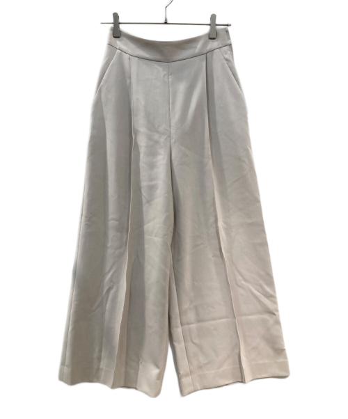 daisy lin for foxey（デイジーリン フォー フォクシー）DAISY LIN for FOXEY (デイジーリン フォー フォクシー) タックワイドパンツ ベージュ サイズ:38の古着・服飾アイテム