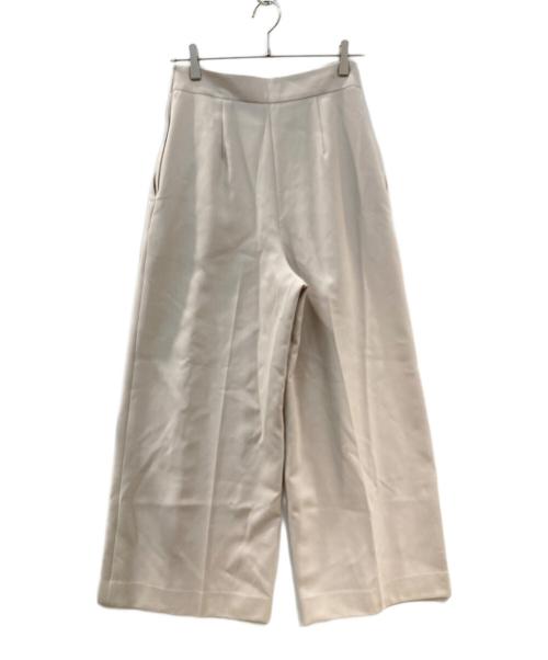 daisy lin for foxey（デイジーリン フォー フォクシー）DAISY LIN for FOXEY (デイジーリン フォー フォクシー) タックワイドパンツ ベージュ サイズ:38の古着・服飾アイテム
