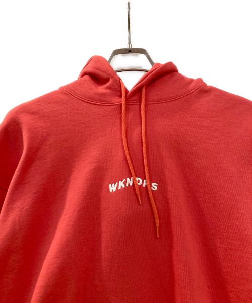 WKNDRS（ウィークエンダーズ0）WKNDRS (ウィークエンダーズ0) プルオーバーパーカー レッド サイズ:Ⅼ 未使用品の古着・服飾アイテム