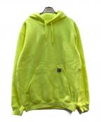 CarHarttカーハート）の古着「プルオーバーパーカー」｜イエロー