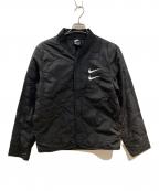 NIKEナイキ）の古着「DOUBLE SWOOSH QUILTED JACKET」｜ブラック