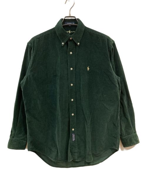 RALPH LAUREN（ラルフローレン）RALPH LAUREN (ラルフローレン) BLAIRE コーデュロイシャツ グリーン サイズ:Mの古着・服飾アイテム