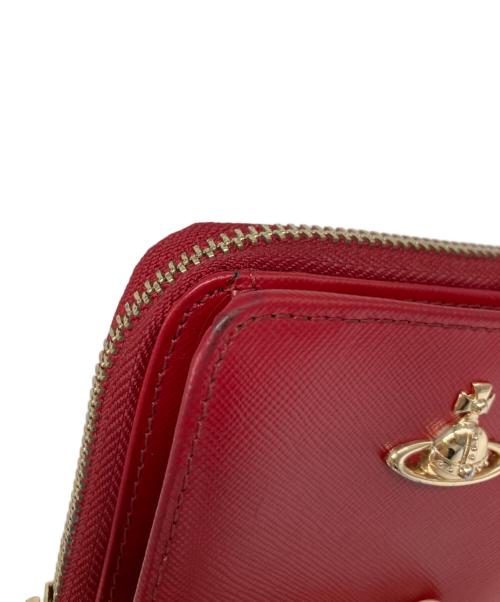 Vivienne Westwood（ヴィヴィアンウエストウッド）Vivienne Westwood (ヴィヴィアンウエストウッド) 2つ折り財布 レッドの古着・服飾アイテム