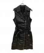 DIESELディーゼル）の古着「ノースリーブワンピース」｜ブラック