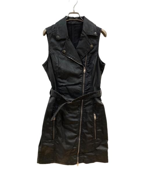 DIESEL（ディーゼル）DIESEL (ディーゼル) ノースリーブワンピース ブラック サイズ:Mの古着・服飾アイテム