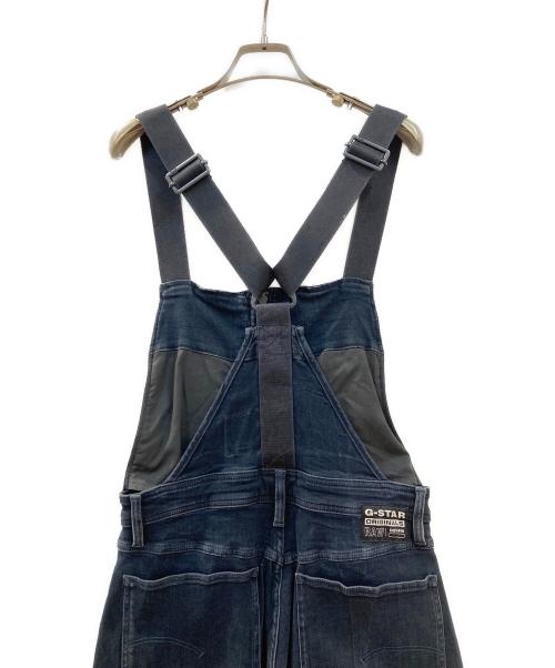 G-STAR RAW（ジースターロゥ）G-STAR RAW (ジースターロゥ) Slim Denim Dungaree ブラック サイズ:Mの古着・服飾アイテム