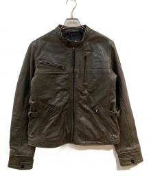 G-STAR RAW（ジースターロゥ）の古着「HAVANA LEATHER JKT レザーライダースジャケット」｜ブラック