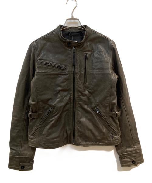 G-STAR RAW（ジースターロゥ）G-STAR RAW (ジースターロゥ) HAVANA LEATHER JKT レザーライダースジャケット ブラック サイズ:Sの古着・服飾アイテム