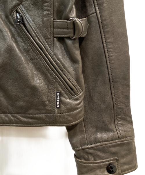 G-STAR RAW（ジースターロゥ）G-STAR RAW (ジースターロゥ) HAVANA LEATHER JKT レザーライダースジャケット ブラック サイズ:Sの古着・服飾アイテム