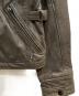 中古・古着 G-STAR RAW (ジースターロゥ) HAVANA LEATHER JKT レザーライダースジャケット ブラック サイズ:S：12000円