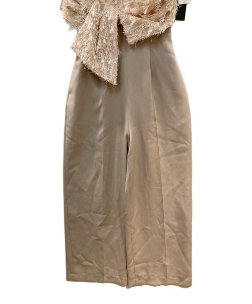 LAGUNA MOON（ラグナムーン）LAGUNA MOON (ラグナムーン) LADYカットジャガードベアパンツドレス ベージュ サイズ:S 未使用品の古着・服飾アイテム