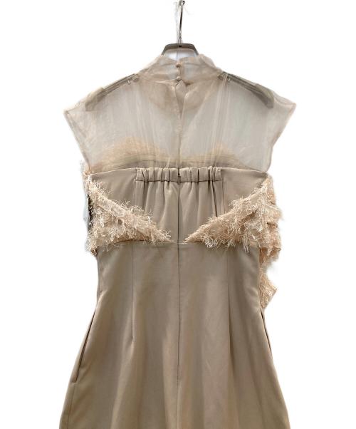 LAGUNA MOON（ラグナムーン）LAGUNA MOON (ラグナムーン) LADYカットジャガードベアパンツドレス ベージュ サイズ:S 未使用品の古着・服飾アイテム