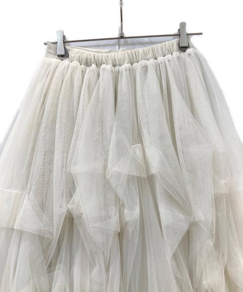 Belle vintage（ベル ヴィンテージ）Belle vintage (ベル ヴィンテージ) Carrie ボリュームチュールスカート ホワイト サイズ:Freeの古着・服飾アイテム