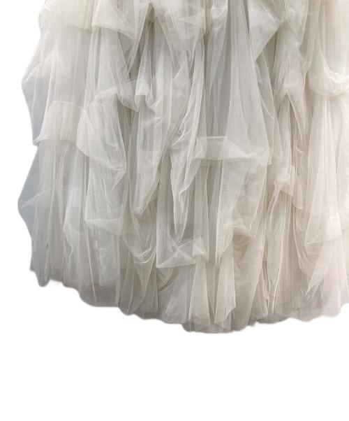 Belle vintage（ベル ヴィンテージ）Belle vintage (ベル ヴィンテージ) Carrie ボリュームチュールスカート ホワイト サイズ:Freeの古着・服飾アイテム