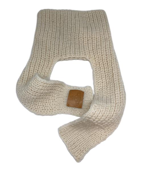 Vivienne Westwood（ヴィヴィアンウエストウッド）Vivienne Westwood (ヴィヴィアンウエストウッド) ニットキャップ アイボリーの古着・服飾アイテム