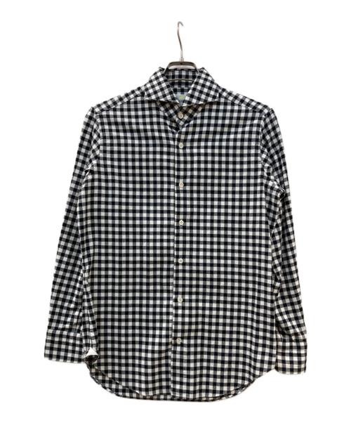 giannetto（ジャンネット）giannetto (ジャンネット) シャツ ブラック×ホワイト サイズ:ーの古着・服飾アイテム